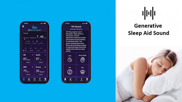 스마트링 ‘비브링(VIV™ Ring)’의 생성형 수면향상 사운드