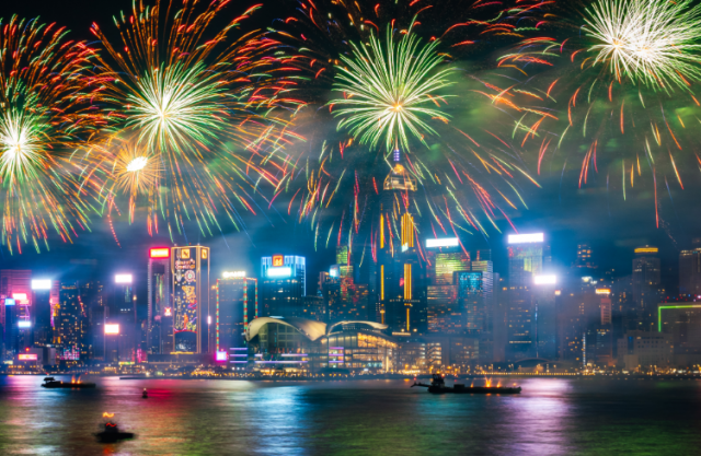 Marvel in the new year with Lunar New Year Fireworks Display (Stock photo, credit: Hong Kong Tourism Board)