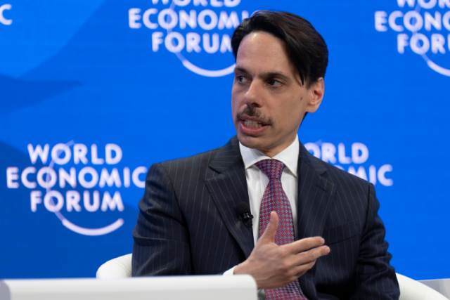 Saudi Arabia’s Minister of Foreign Affairs, His Highness Prince Faisal bin Farhan bin Abdullah, addressed a panel session at the World Economic Forum Annual Meeting 2025 in Davos on ‘Diplomacy amid Disorder’, where he spoke about an opportunity for the region “to turn a page” (Photo: AETOSWire)