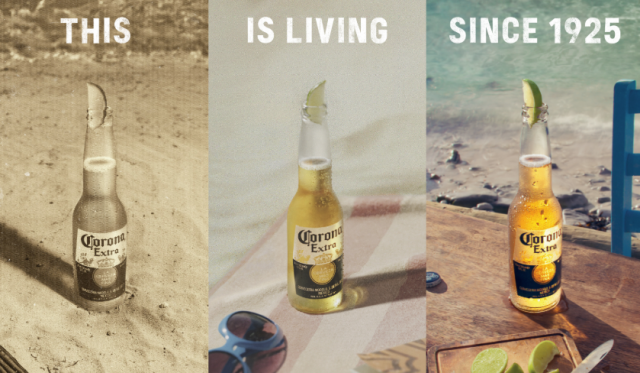 Corona 100 This Is Living Since 1925