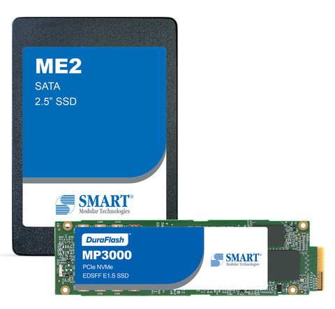 SMART’s MP3000 PCIe/NVMe and ME2 SATA product portfolios include SEU mitigation technology to protect against system failures in the field. (Photo: Business Wire)