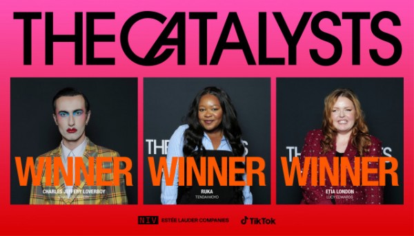 The Estée Lauder Companies’ NIV and TikTok announce the winners of The Catalysts Program (Graphic: Business Wire)